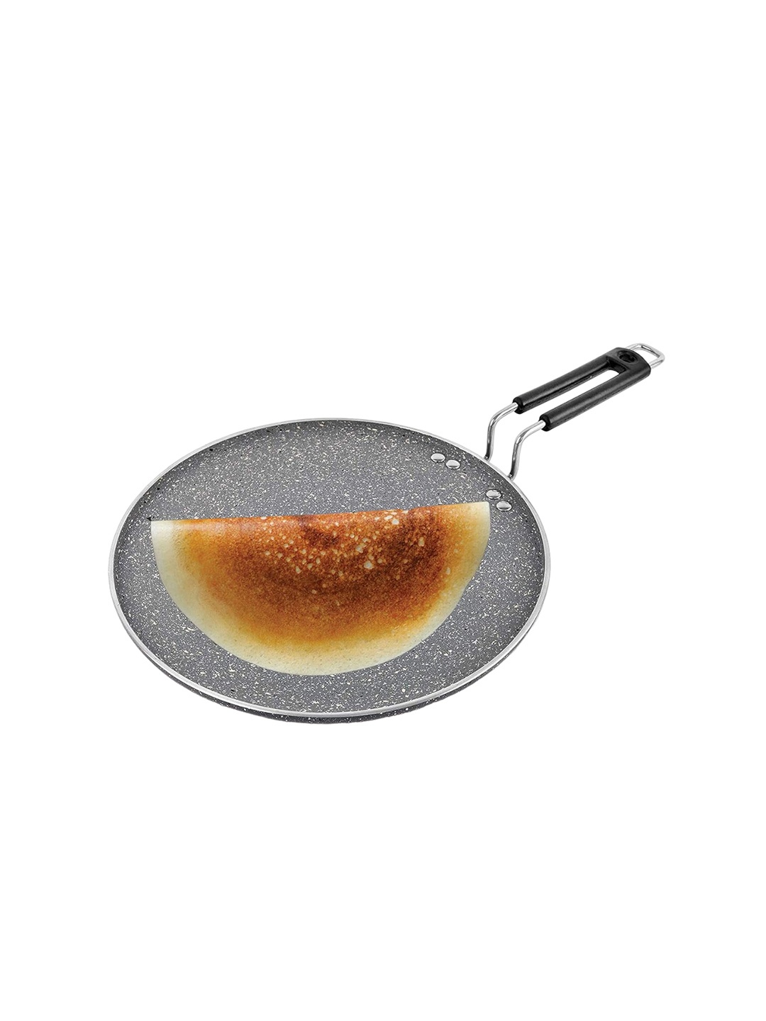 

Cello Grey Multi Utlilty Gas Stove Compatible Non-Stick Aluminium Tawa with Handle