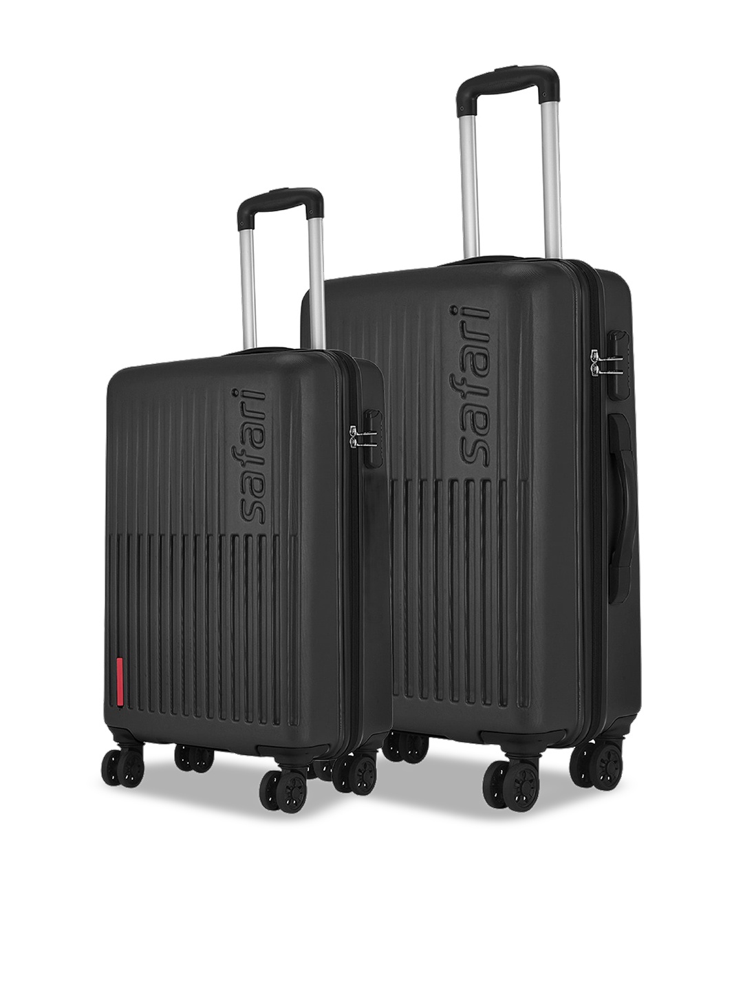 

Safari Astra Set Of 2 Textured Hard Case Trolley Bags, Black