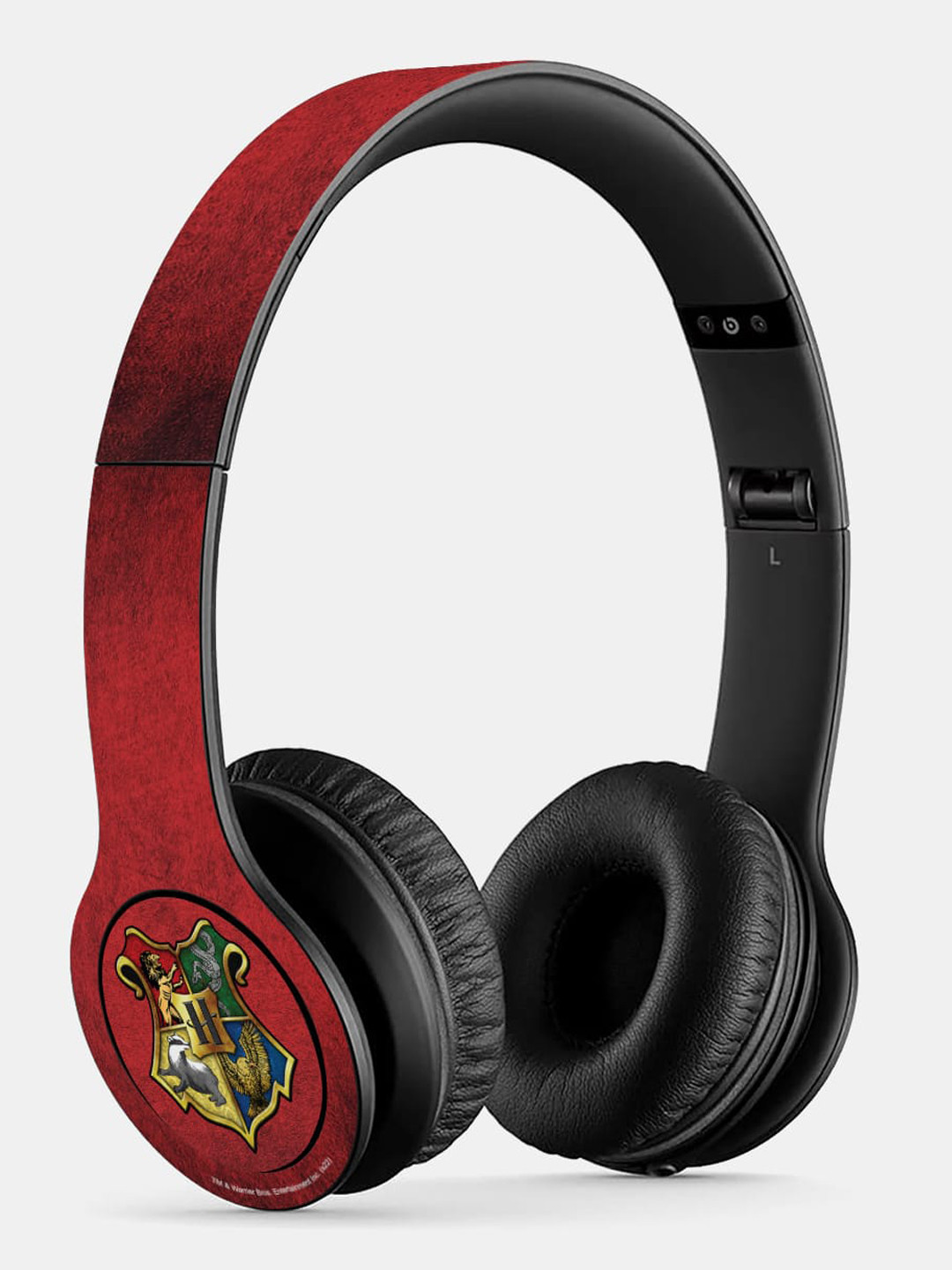 

macmerise Unisex Printed P47 Bluetooth Wireless On-Ear Headphones With Microphone, Black