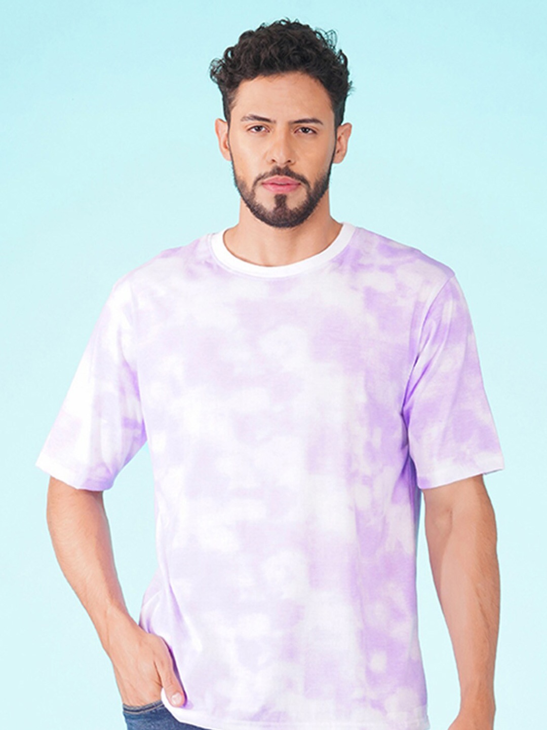 

NUSYL Tie & Dye T-shirt, Purple