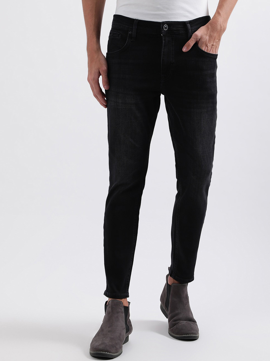 

Antony Morato Men Black Skinny Fit Light Fade Stretchable Jeans