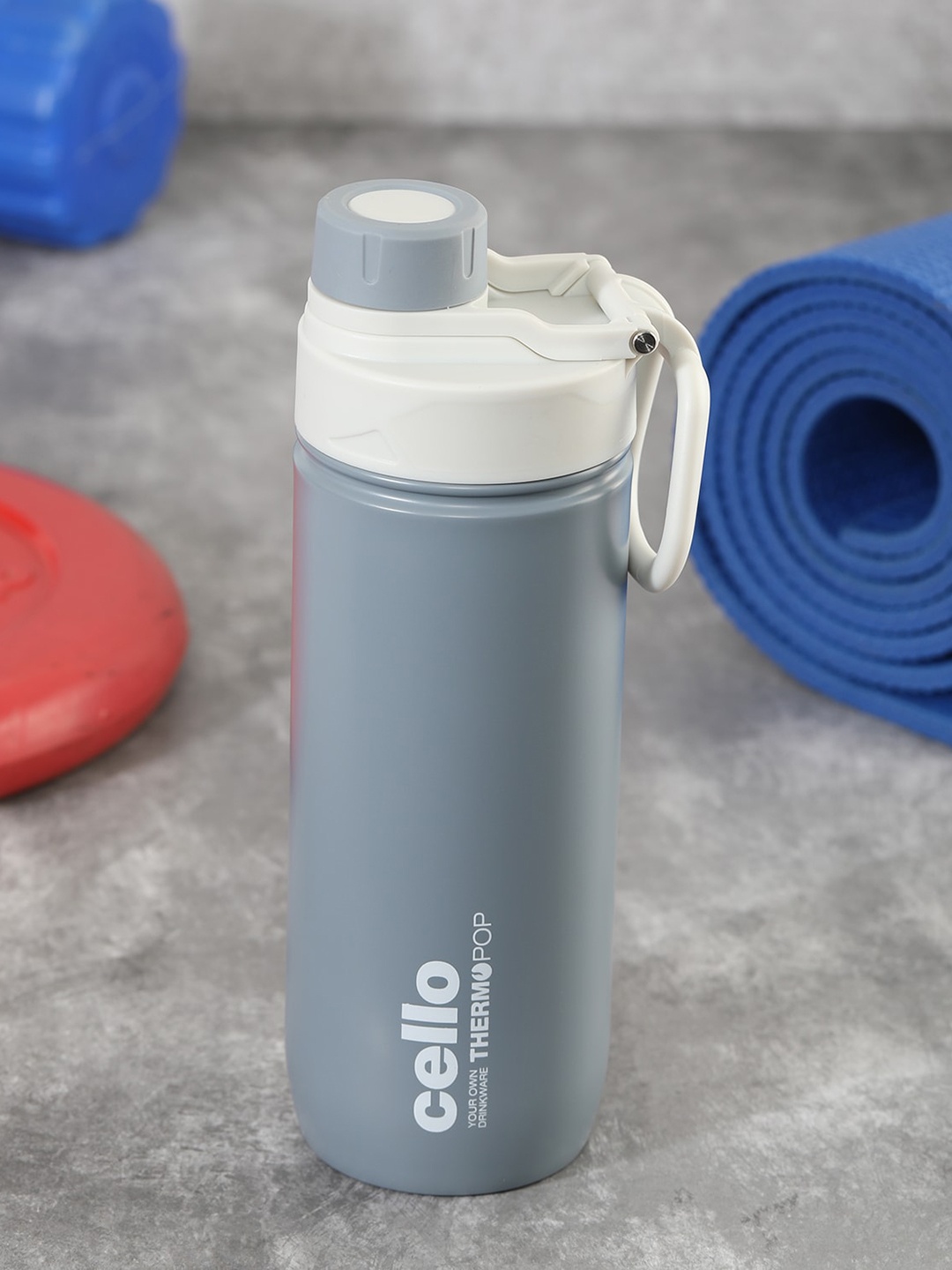 

Cello Pop Grey Double Wall Insulated Water Bottle 400 ml