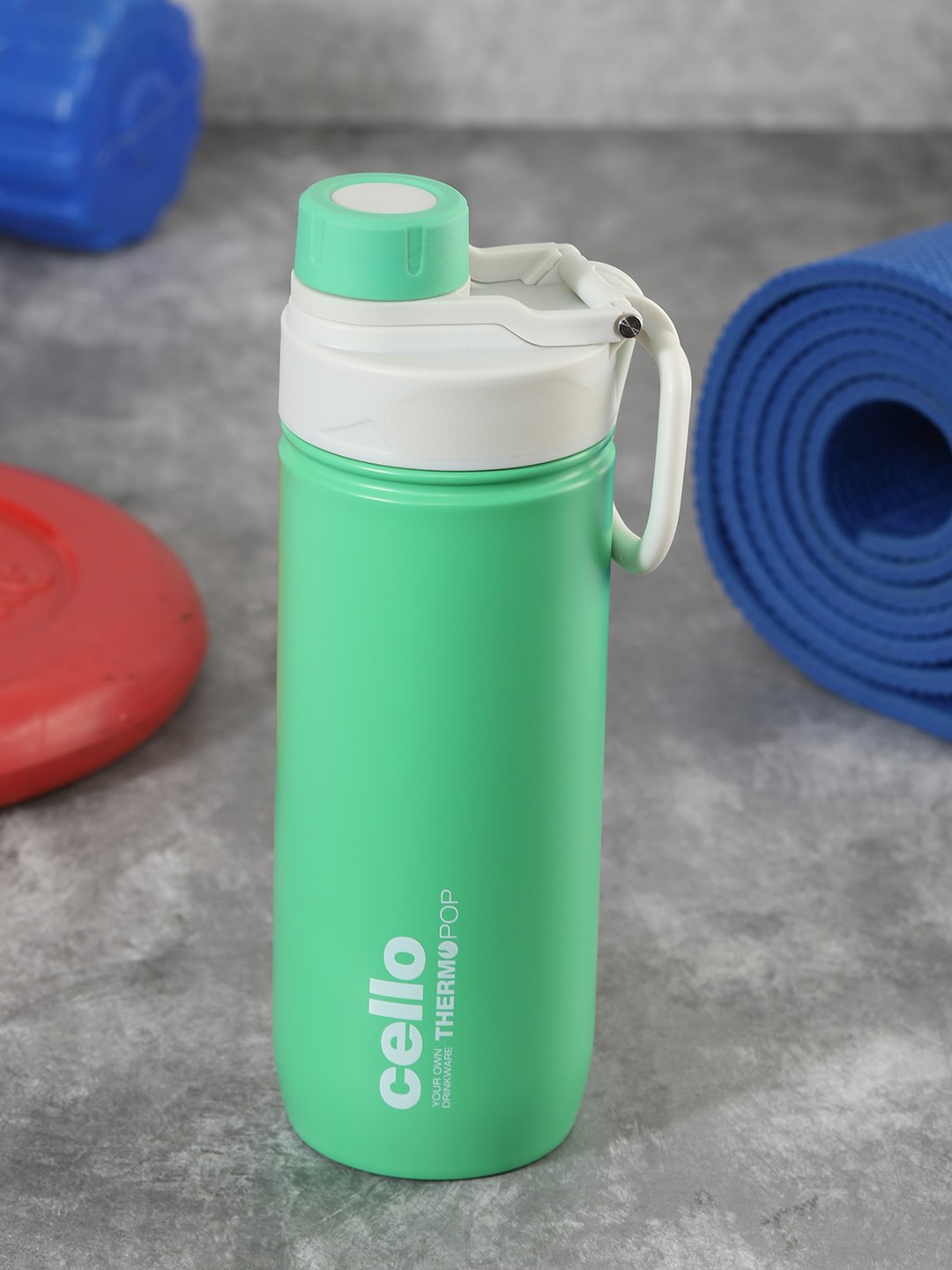 

Cello Pop Green Double Wall Insulated Water Bottle 400 ml