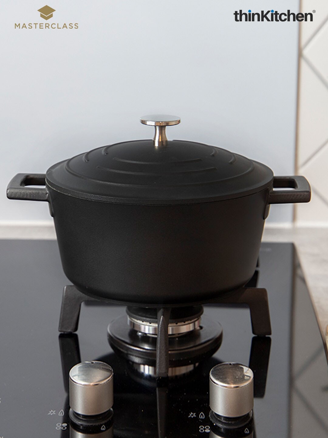 

MasterClass Black Aluminium Cook & Serve Casserole 2.5 L