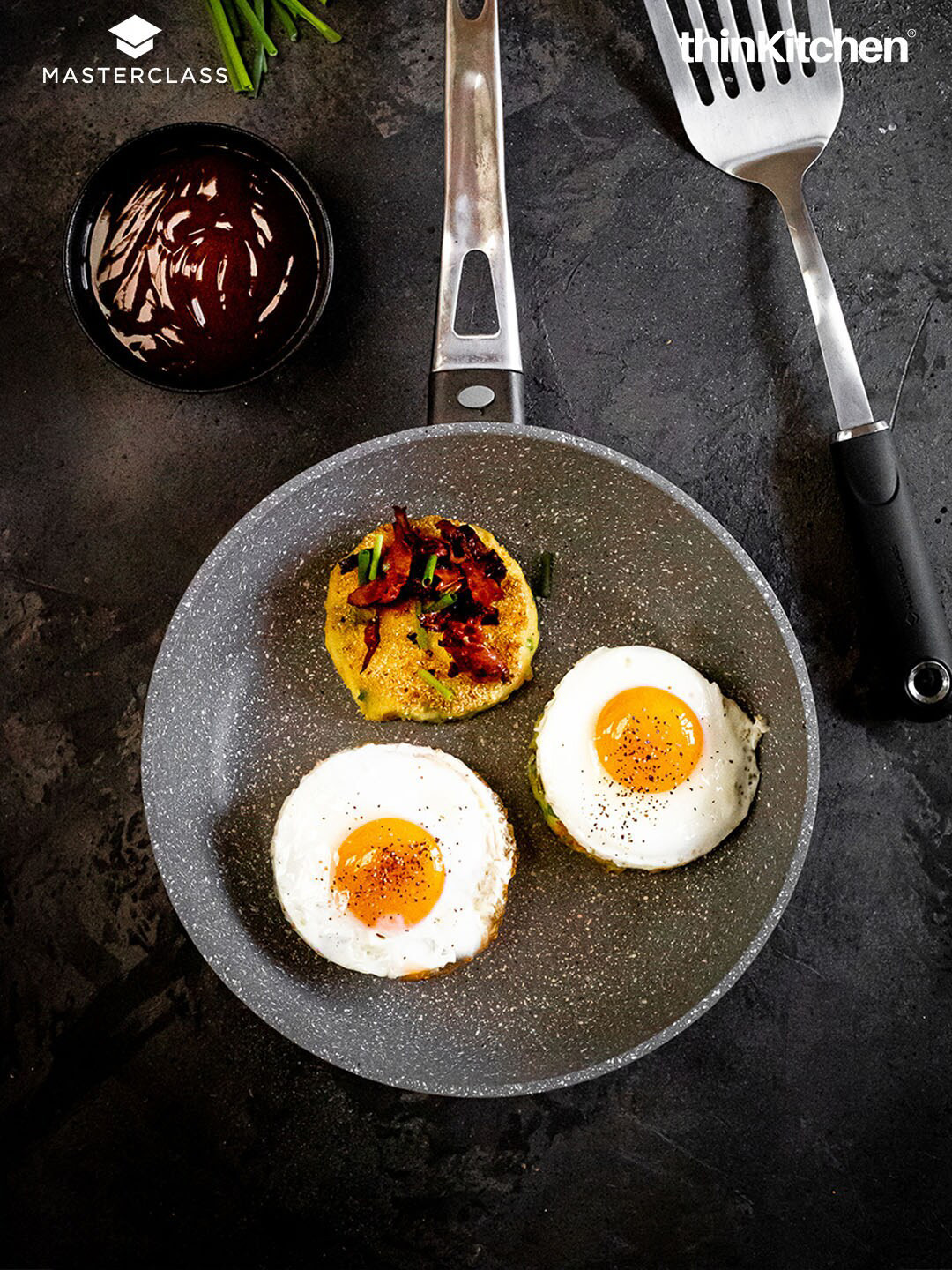 

MasterClass Grey Aluminium Frying Pan
