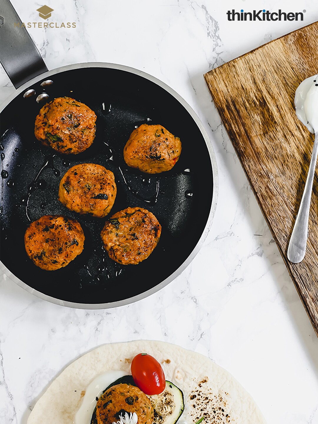 

MasterClass Black Aluminium Heavy Duty Non-Stick Fry Pan