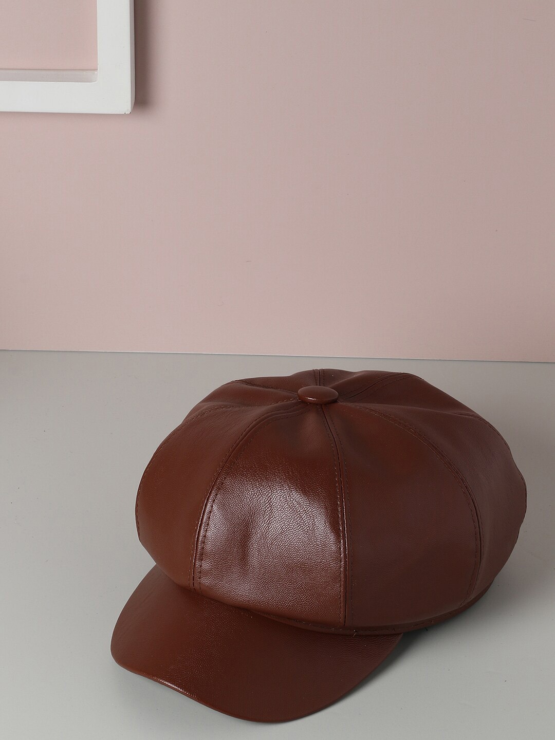

HAUTE SAUCE by Campus Sutra Women Textured Casual Bakerboy Hat, Brown