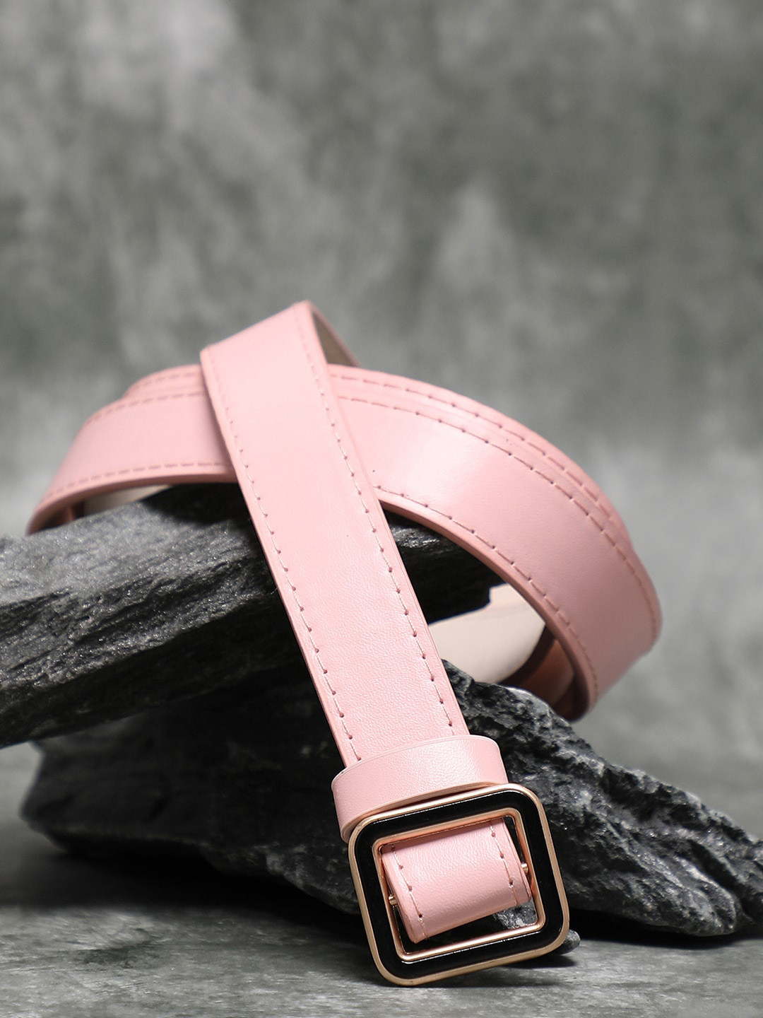 

HAUTE SAUCE by Campus Sutra PU Belt, Pink