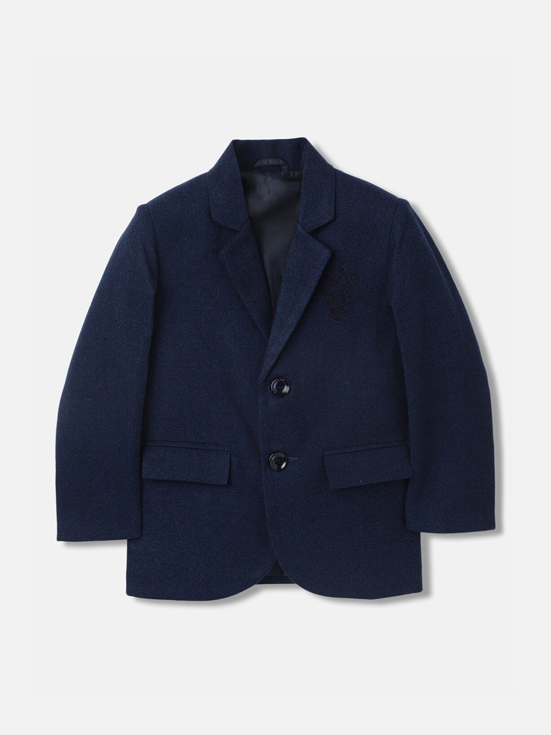 

Blue Giraffe Boys Single-Breasted Blazer, Navy blue