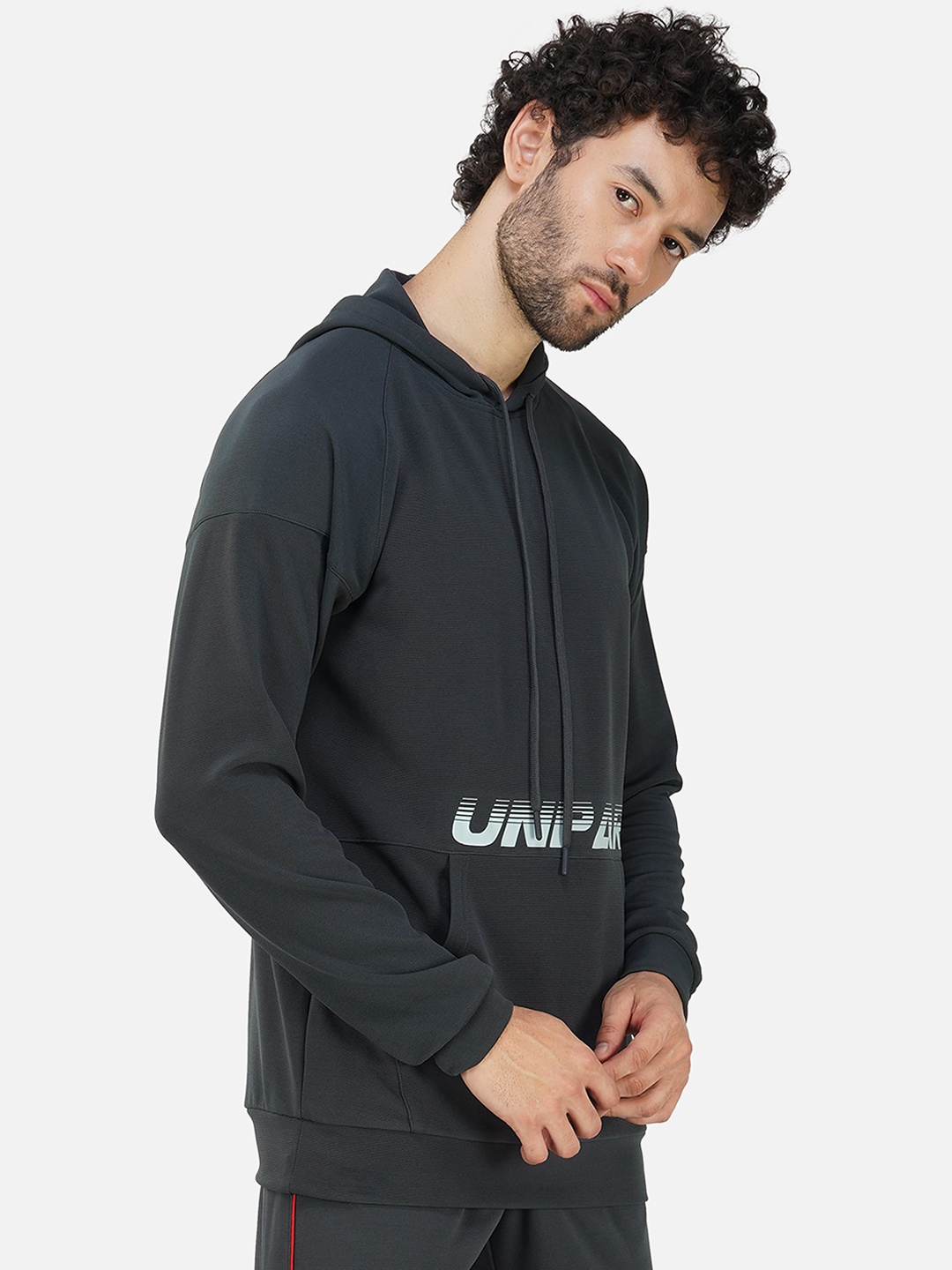 

UNPAR Printed Hooded Sweatshirt, Grey