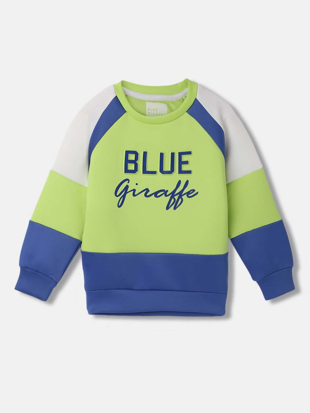 

Blue Giraffe Boys Colourblocked Pullover, Multi