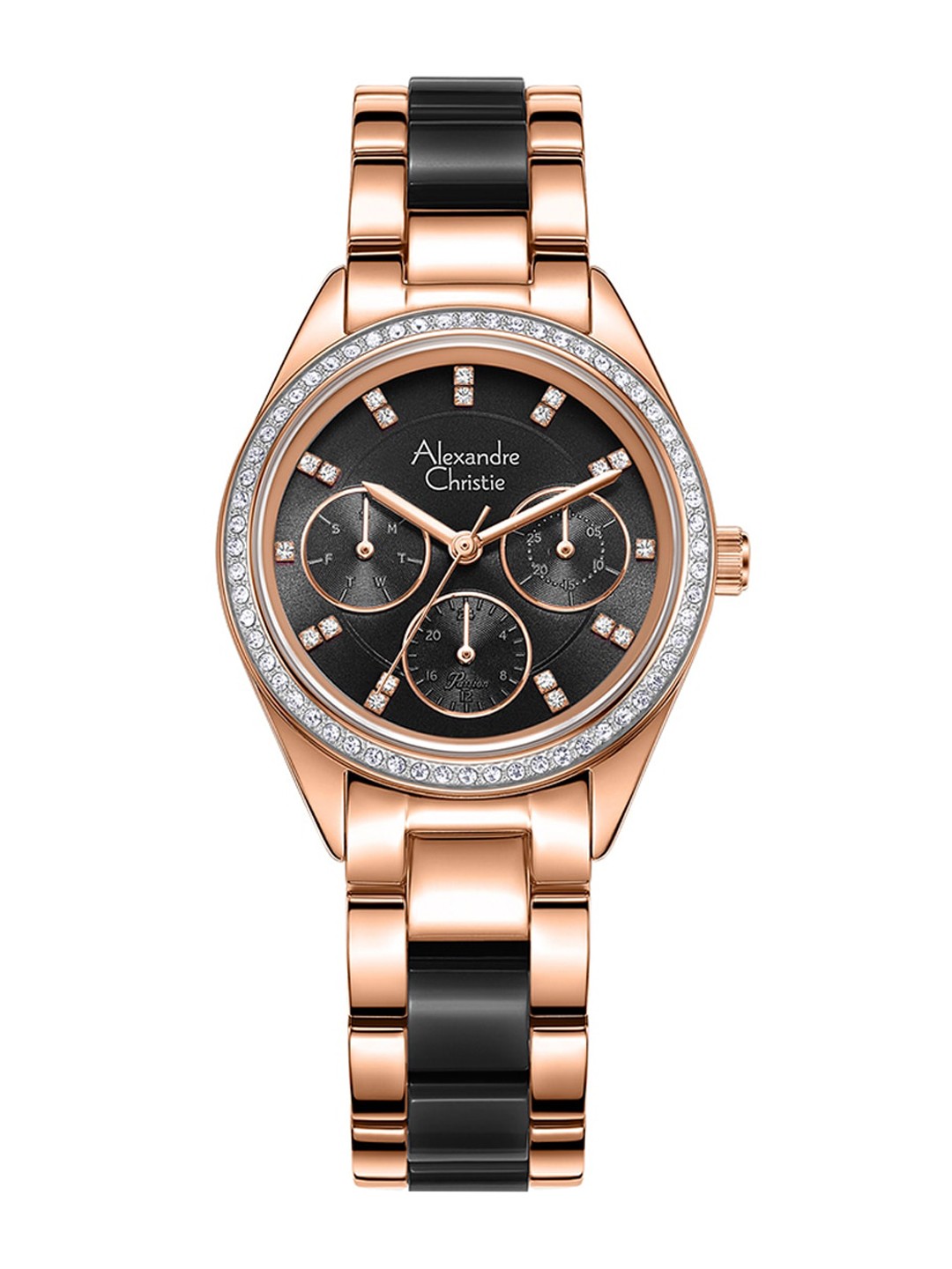 

Alexandre Christie Women Stainless Steel Bracelet Style Straps Watch 2A60BFBRGBA, Rose gold