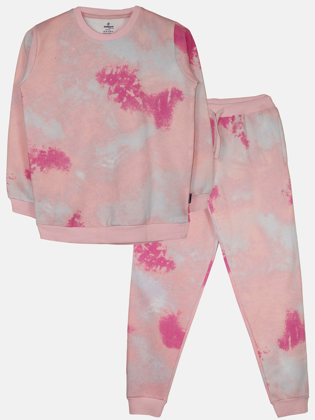 

KiddoPanti Boys Printed T-shirt with Trousers, Pink