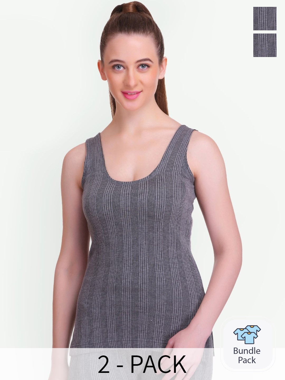 

T.T. Women Elite Top Thermal (anthra)-L, Charcoal