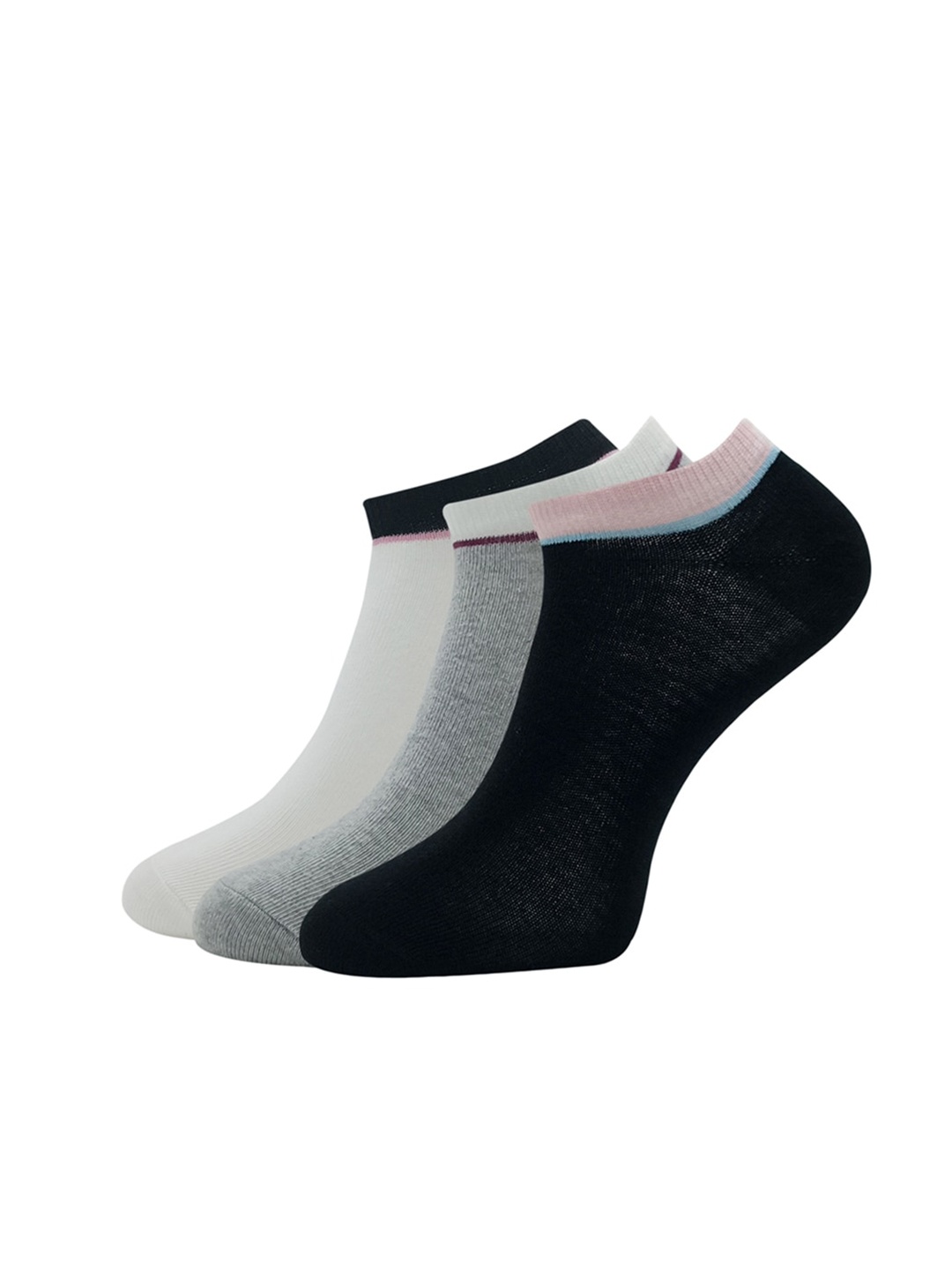 

Van Heusen Women Pack Of 3 Ankle Length Socks, White