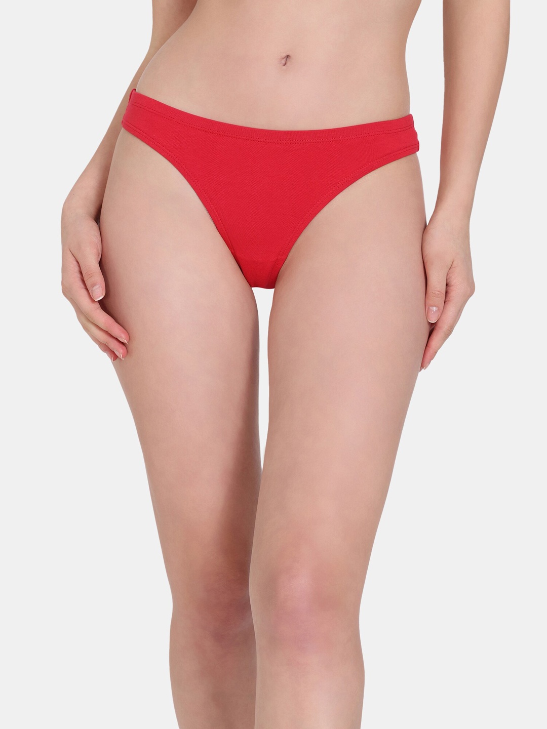 

Zivame Low-Rise Thongs Briefs, Red