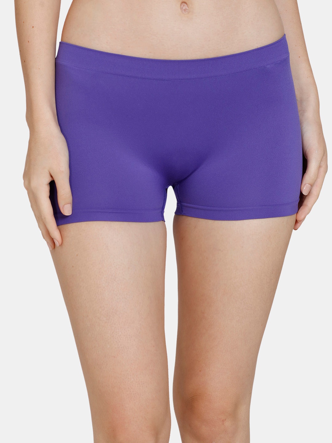 

Zivame Mid-Rise Boy Shorts Briefs, Blue