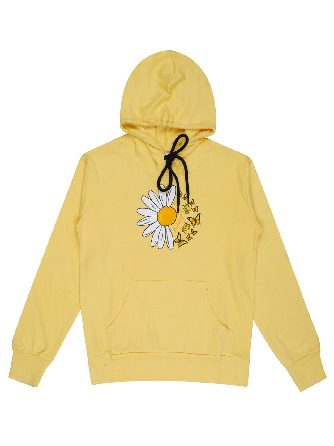 

dongli Boys Graphic Printed Hooded Pure Cotton Pullover Sweatshirt, Yellow