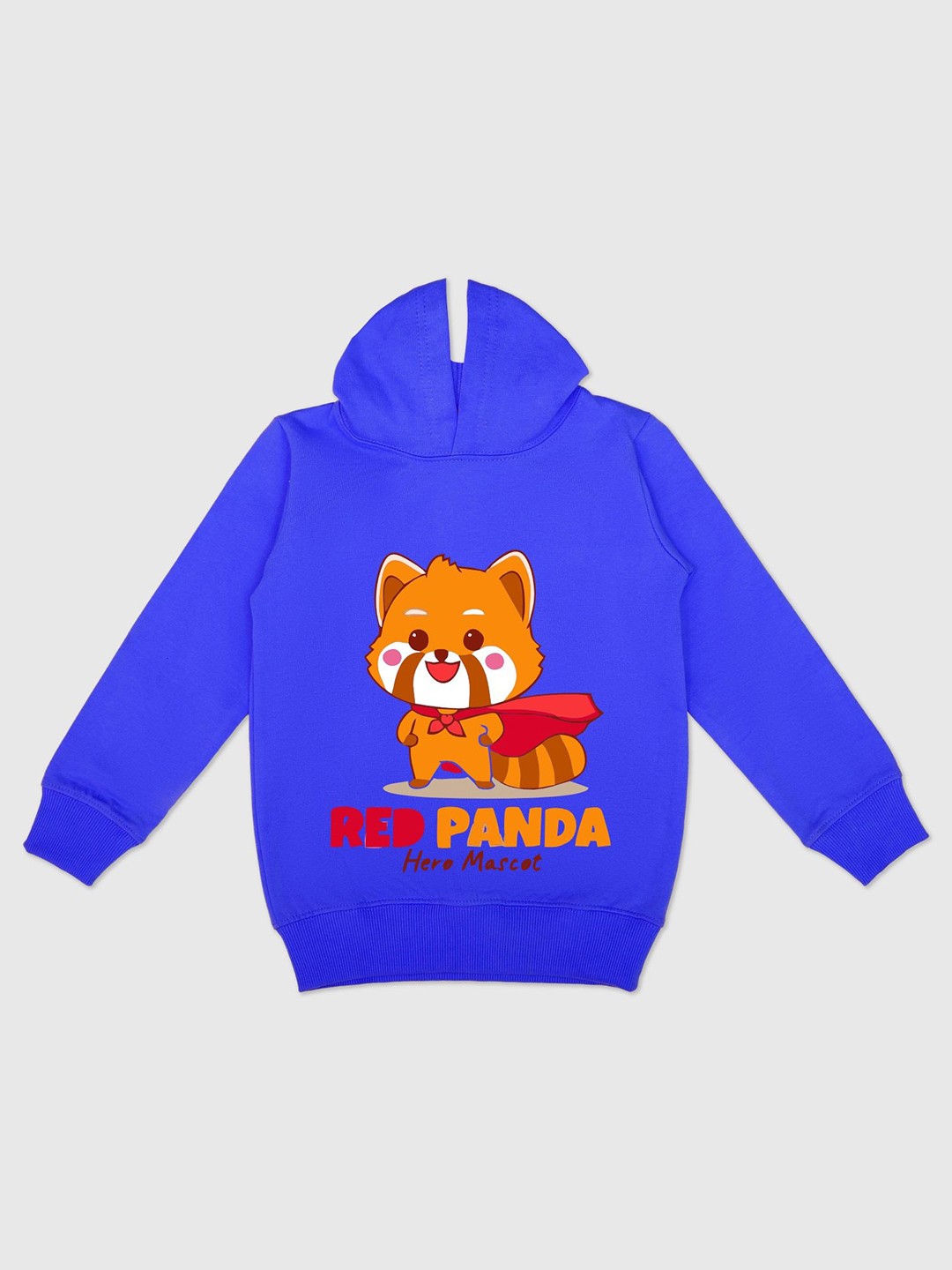 

HERE&NOW Boys Graphic Printed Hooded Fleece Sweatshirt, Blue