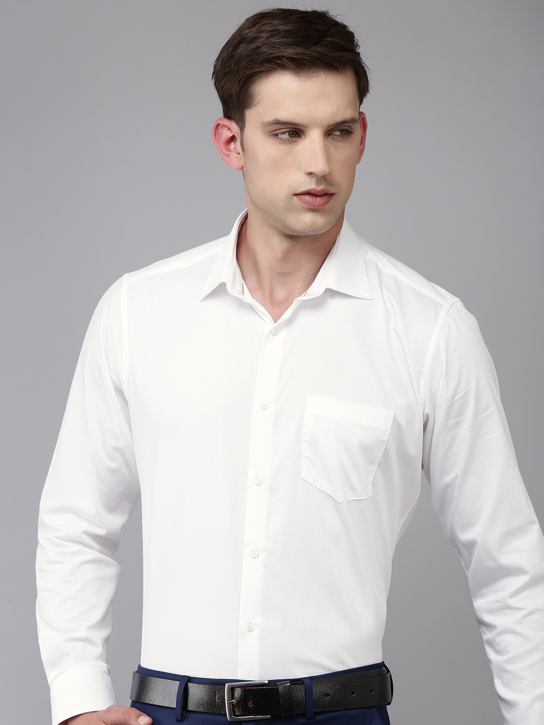 

Van Heusen Pure Cotton Custom Formal Shirt, White