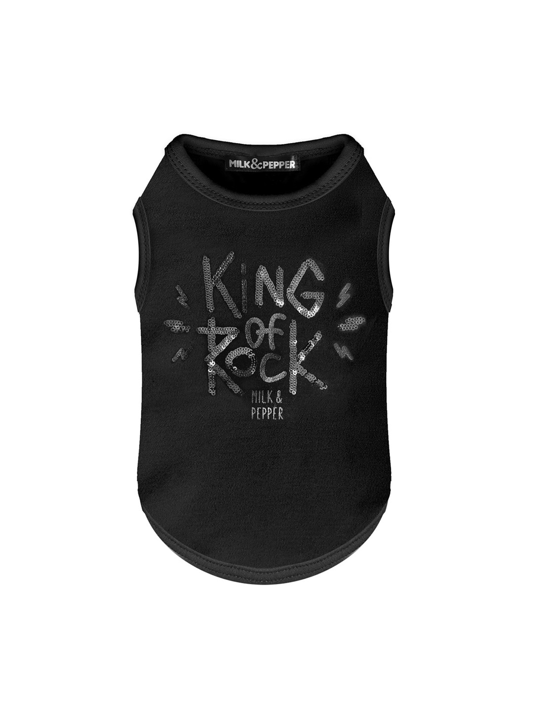 

Milk & Pepper Black Darren Dog Tshirts