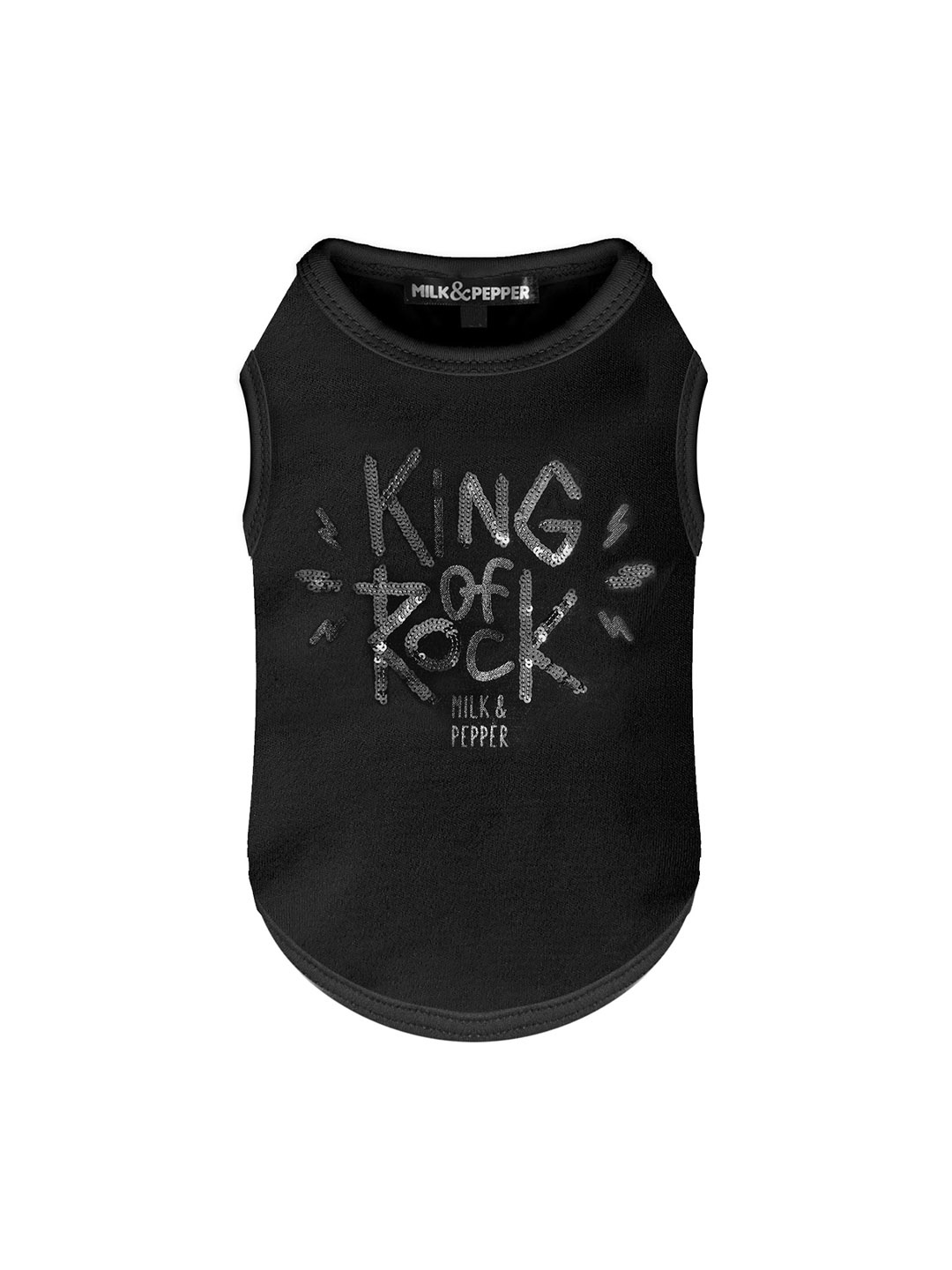 

Milk & Pepper Black Darren Dog Tshirts