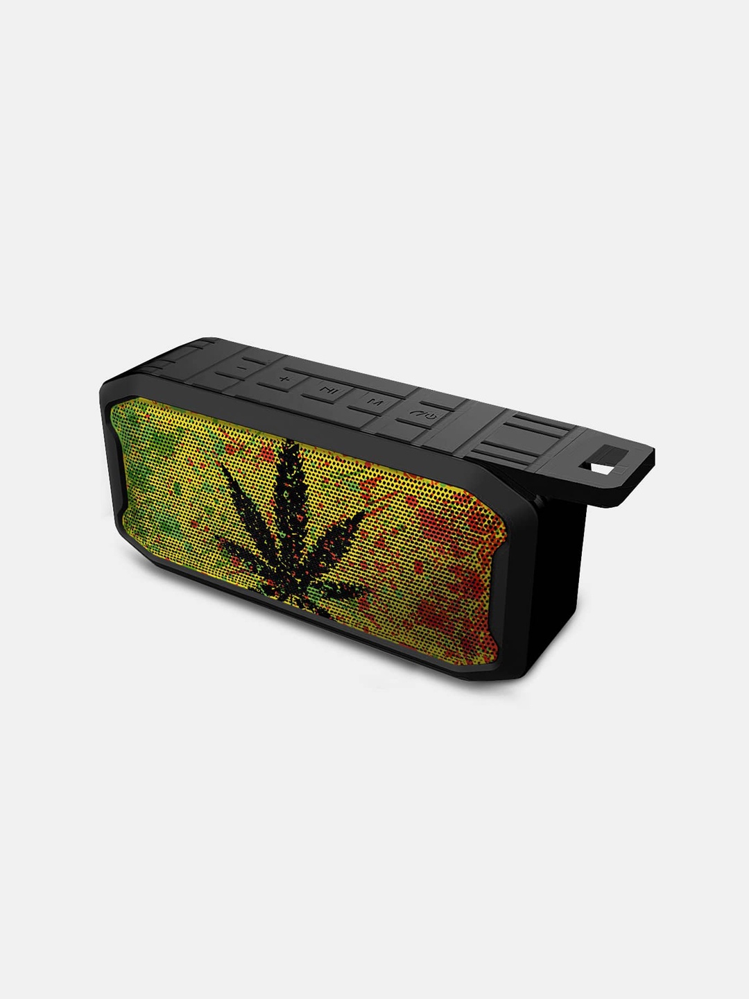 

macmerise Printed 6W Wireless Bluetooth Speaker, Black