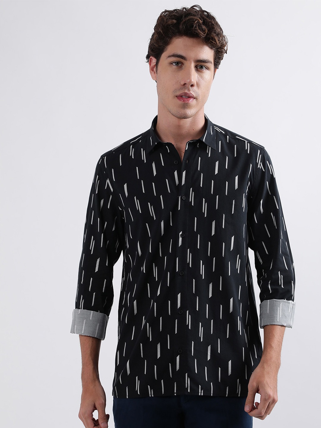 

Antony Morato Opaque Printed Casual Shirt, Black