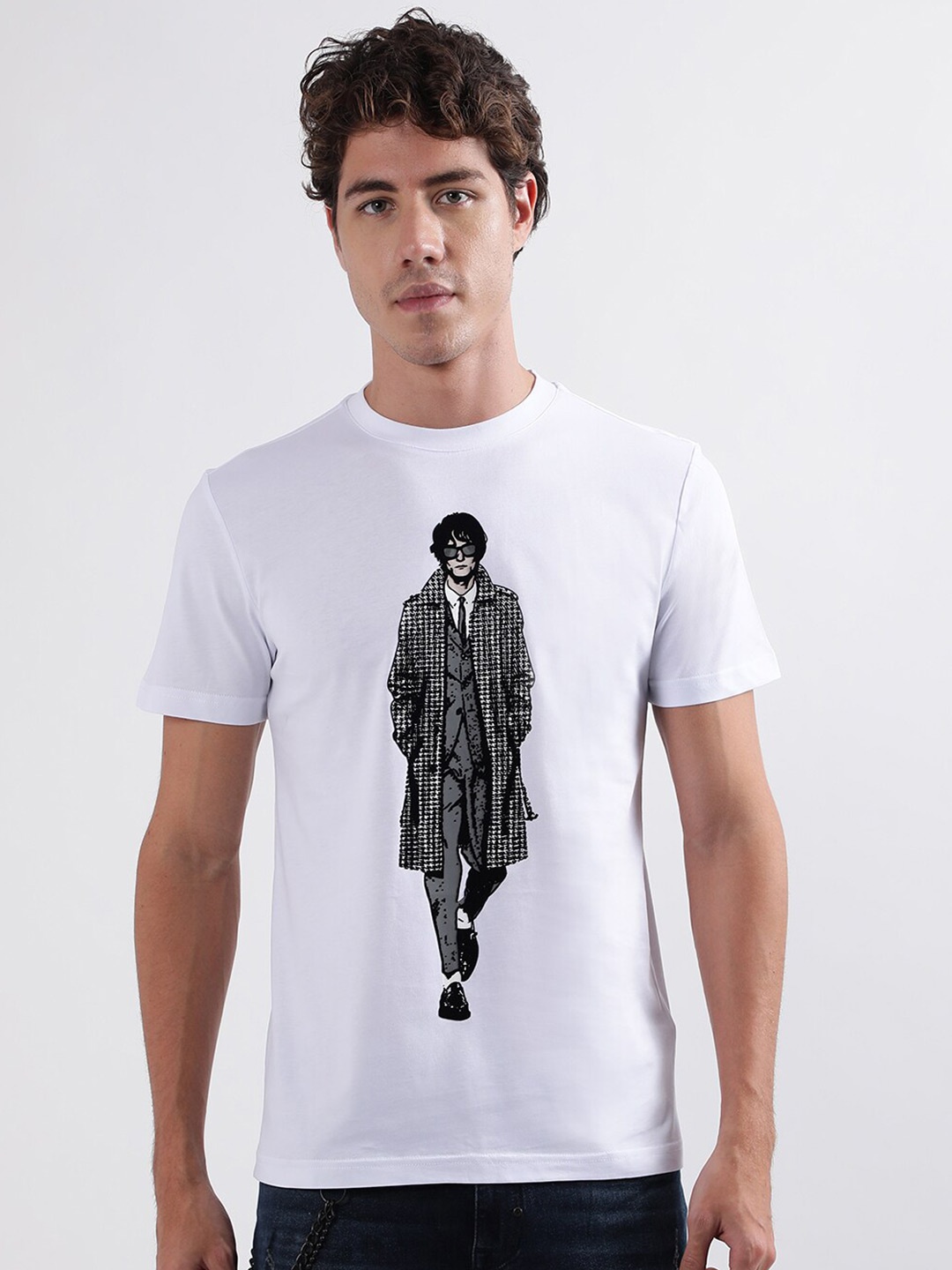 

Antony Morato Printed Slim Fit T-shirt, White