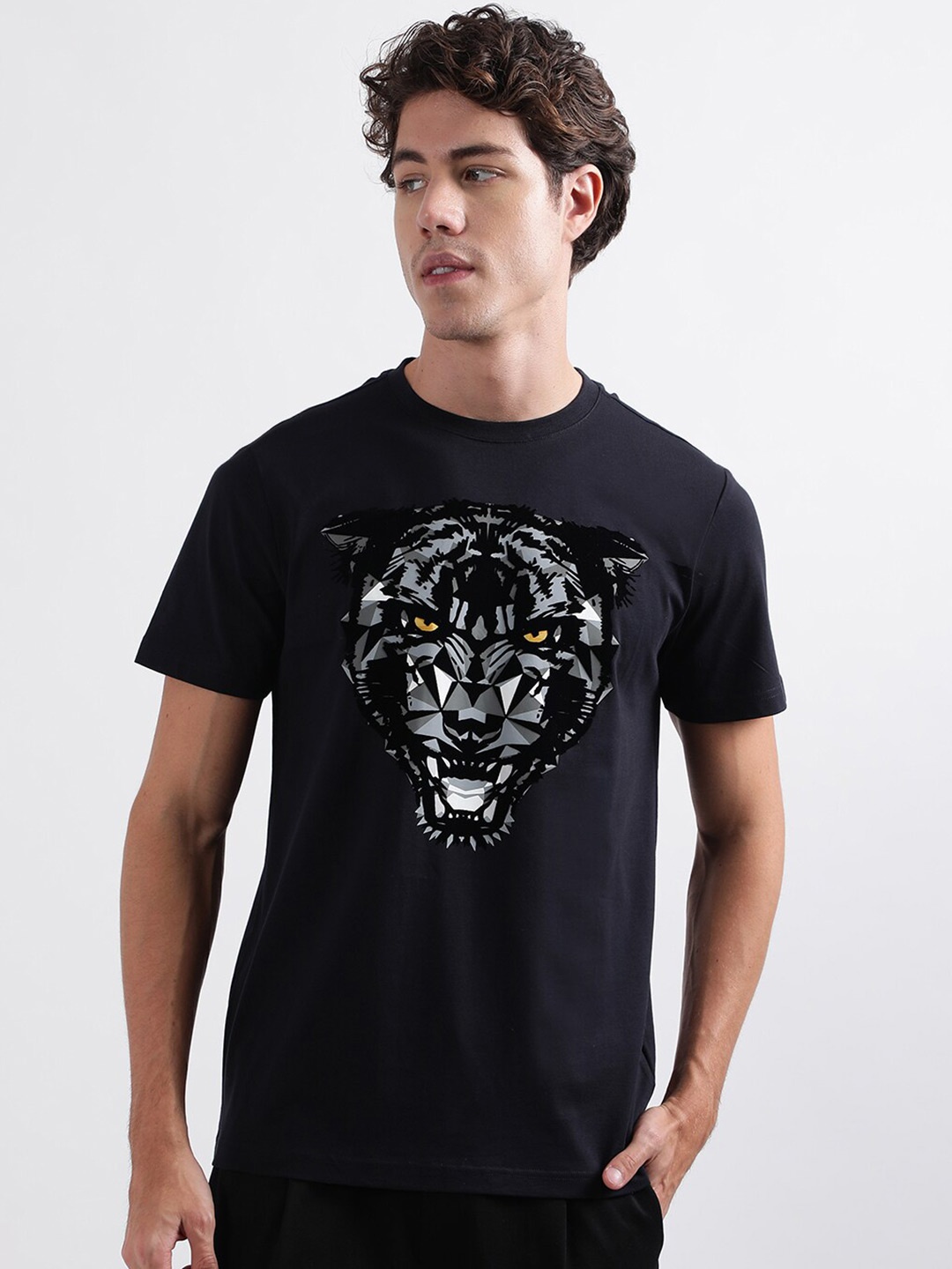 

Antony Morato Graphic Printed T-shirt, Navy blue