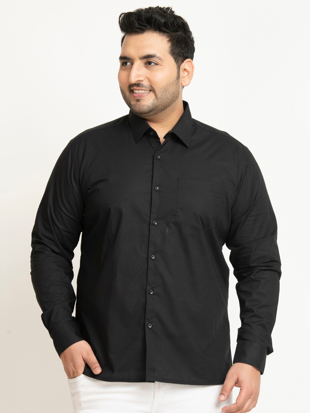 

IVOC Plus Opaque Formal Shirt, Black
