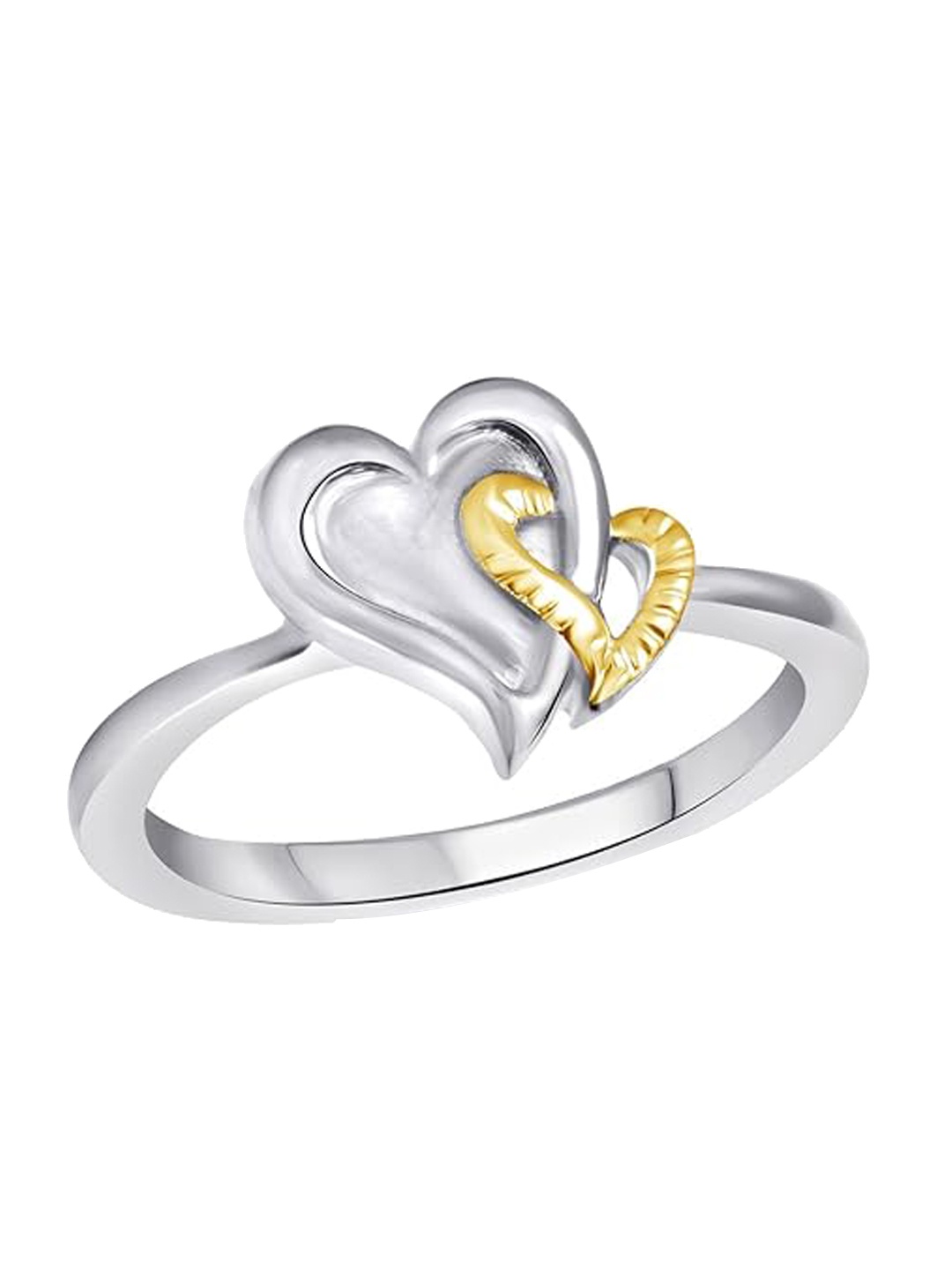 

Vighnaharta Women Rhodium-Plated Finger Ring, Silver