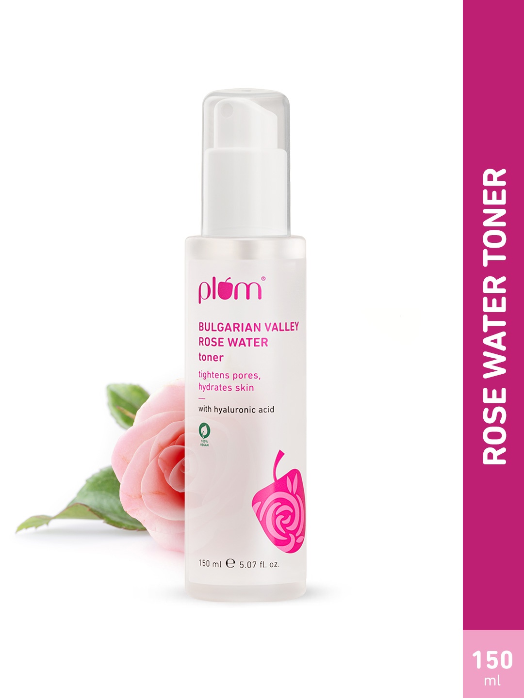 

Plum Bulgarian Valley Rose Water Toner For Tightens Pores - 150ml, Na
