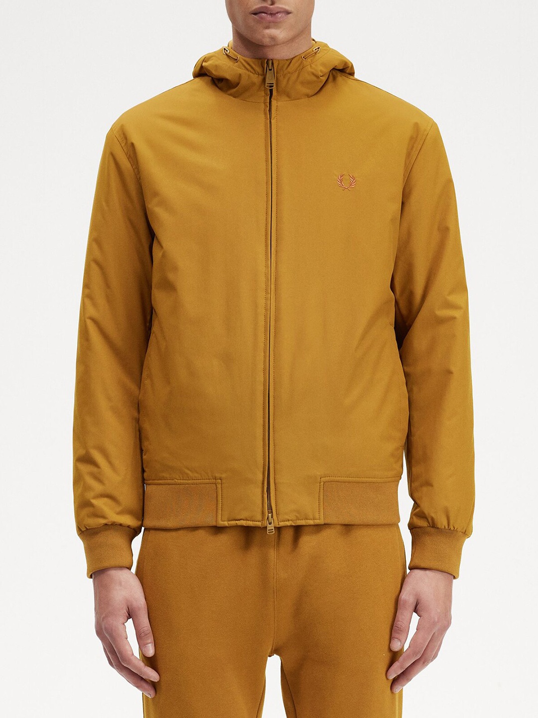 

Fred Perry Longline Bomber Jacket, Brown