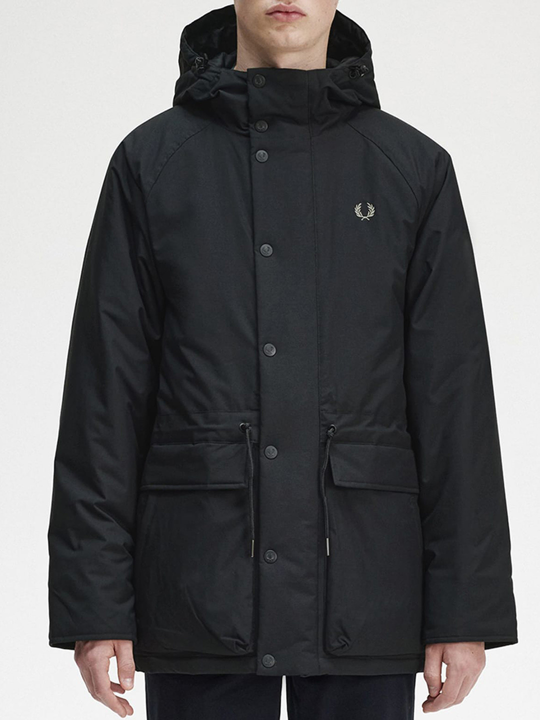 

Fred Perry Hooded Padded Jacket, Black