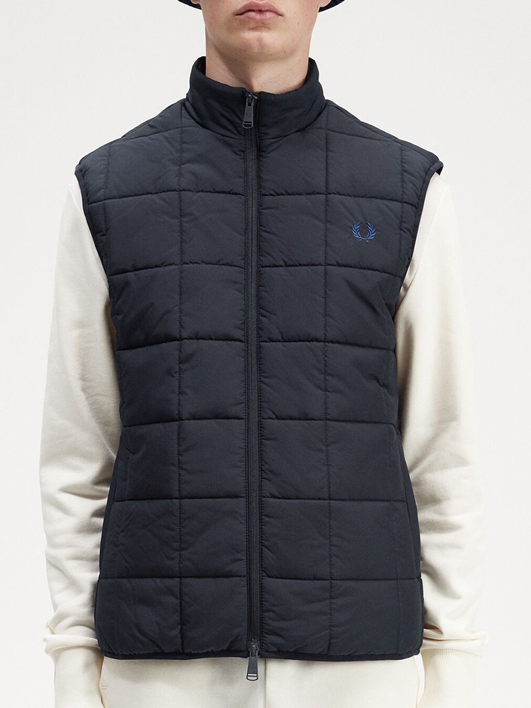 

Fred Perry Colourblocked Padded Jacket, Navy blue