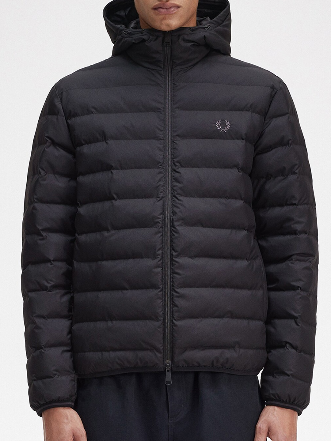 

Fred Perry Hooded Puffer Jacket, Black