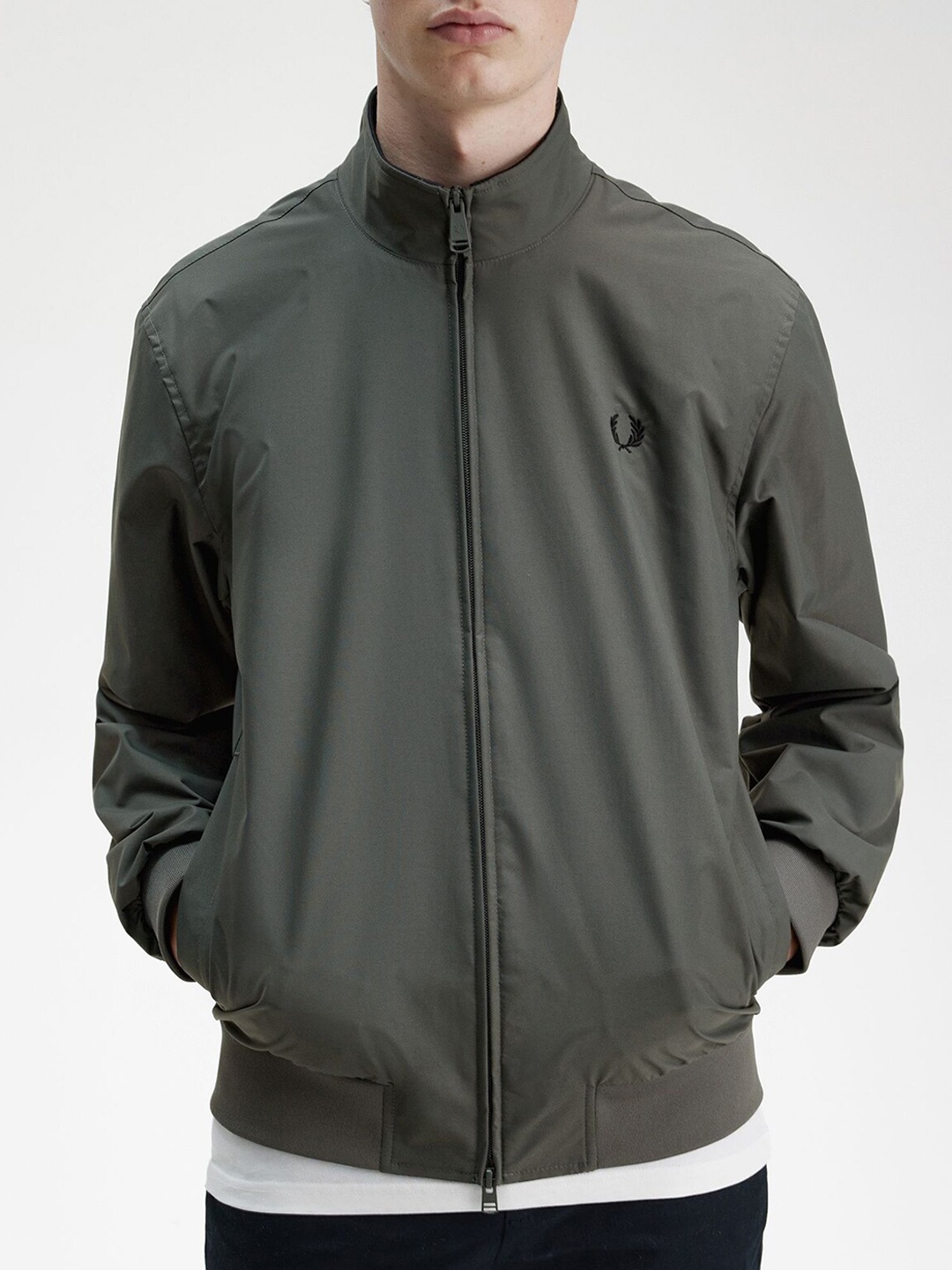 

Fred Perry Mock Collar Sporty Jacket, Green