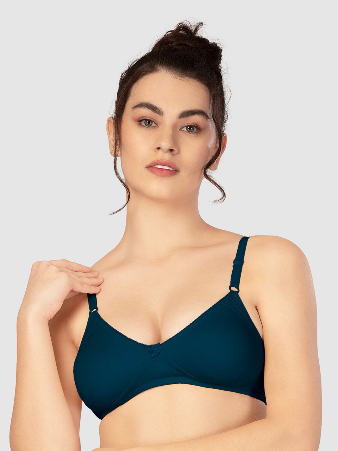 

Lovable Full Coverage All Day Comfort Cotton Everyday Bra, Blue