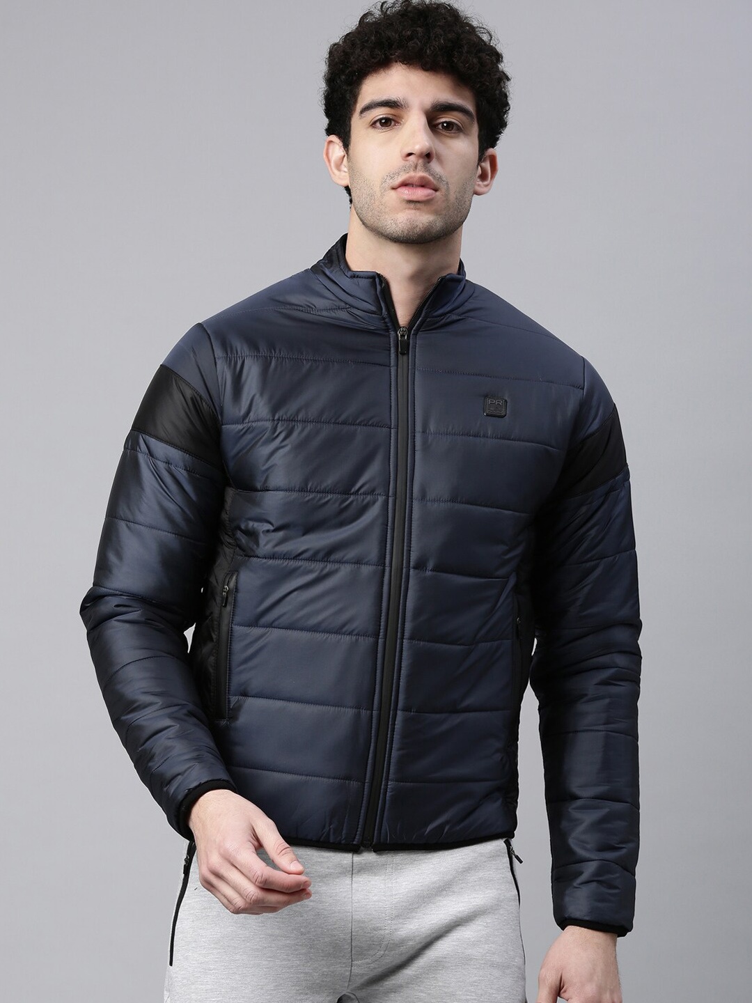 

Proline Mock Collar Padded Jacket, Blue