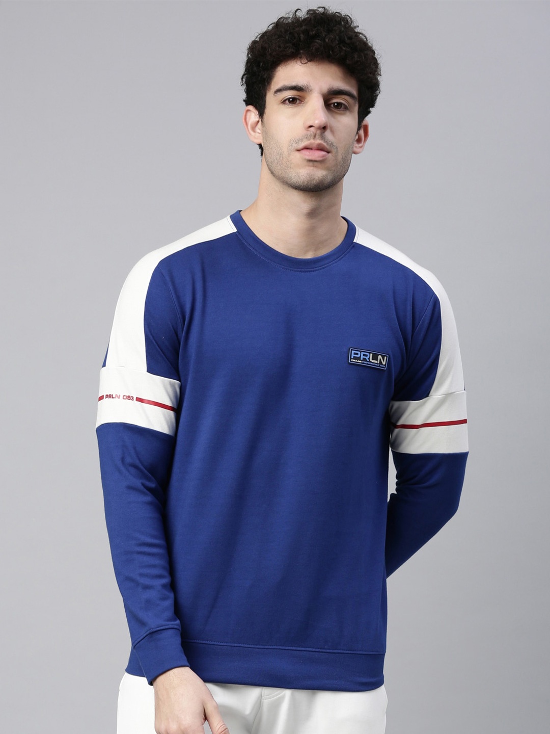 

Proline Round Neck Cotton Sweatshirt, Blue