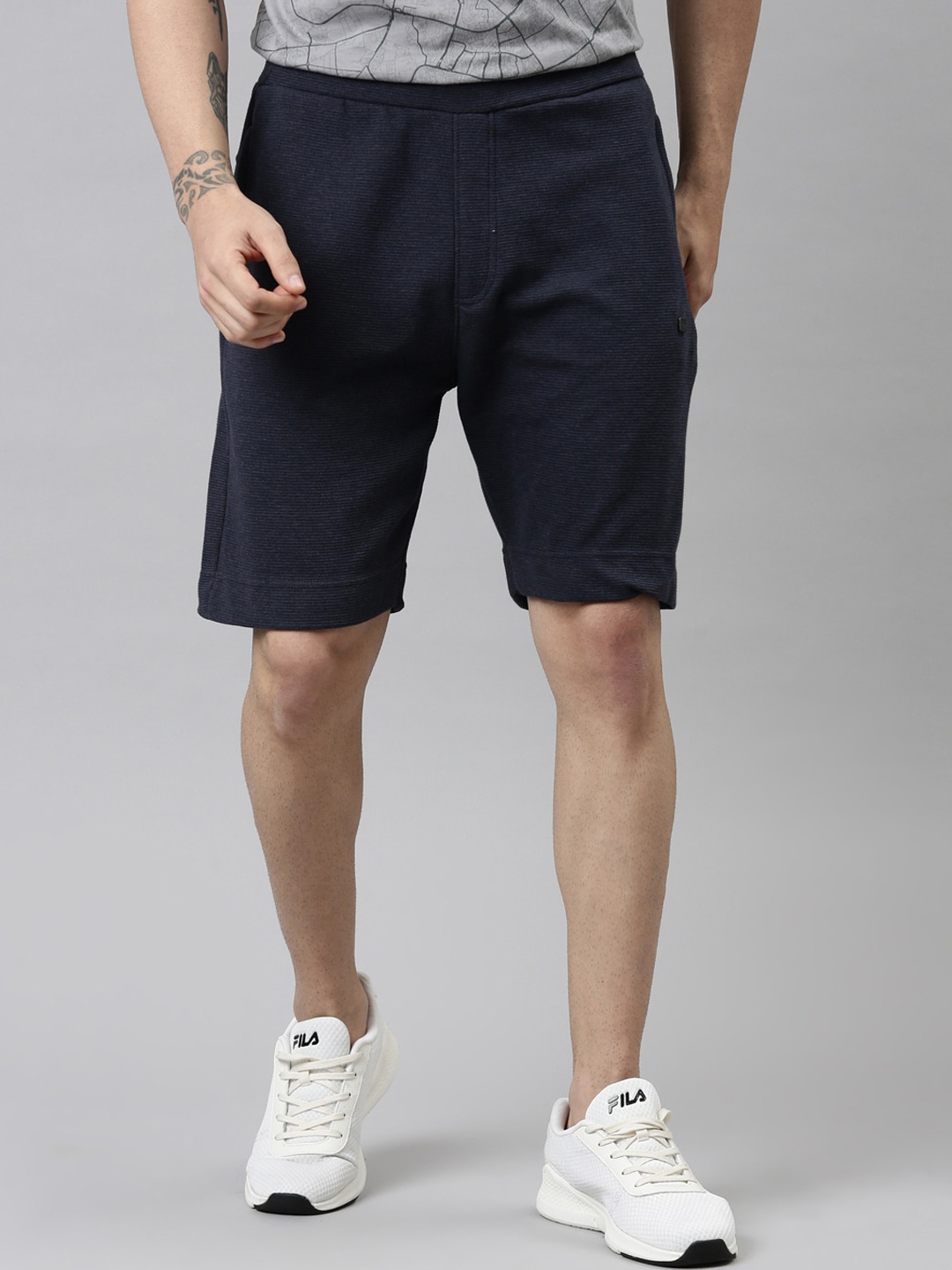 

Proline Men Mid-Raise Regular Fit Sports Shorts, Blue
