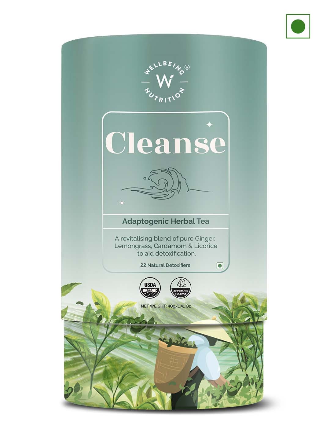 

Wellbeing Nutrition Cleanse Herbal Tea - 40gms, Na