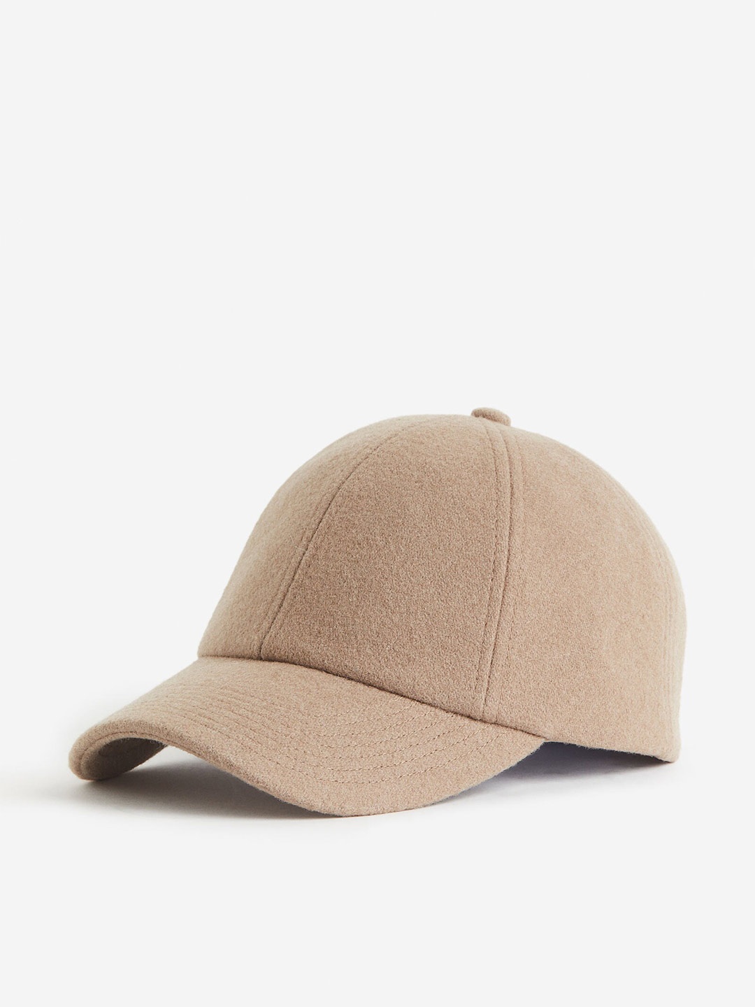 

H&M Women Wool-Blend Cap, Beige
