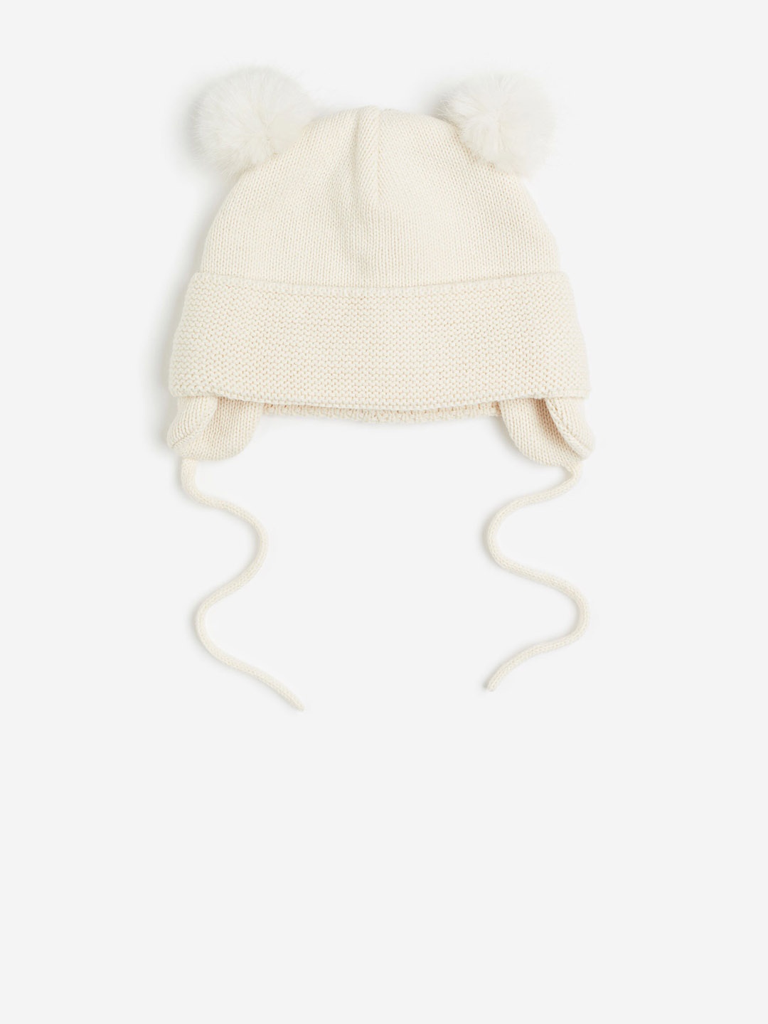 

H&M Boys Fleeced-Lined Beanie With Earflaps, Beige