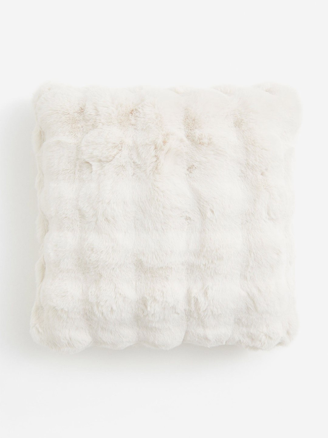 

H&M Beige Fluffy Cushion Cover
