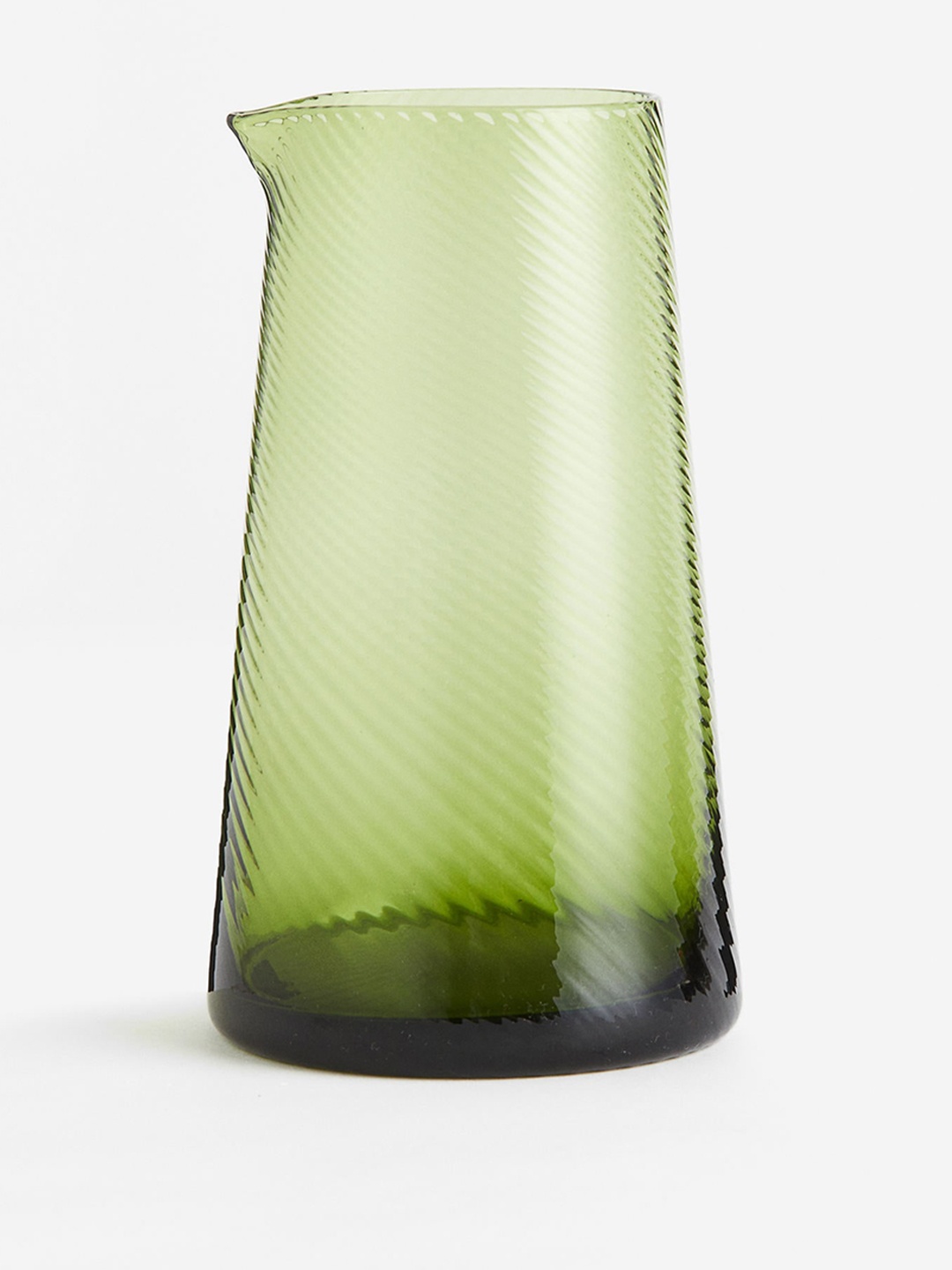 

H&M Green Small Glass Carafe