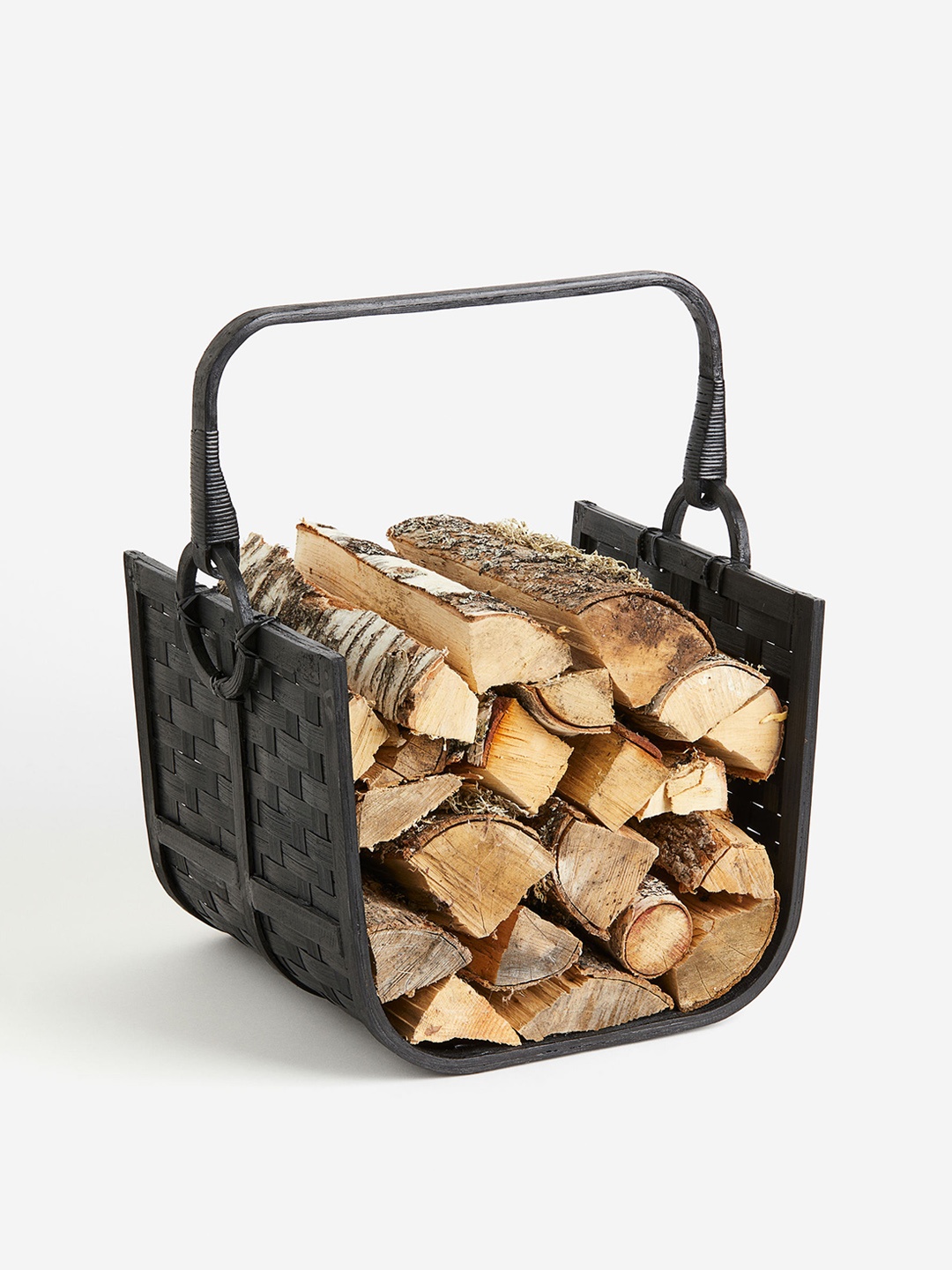 

H&M Black Bamboo Log Holder