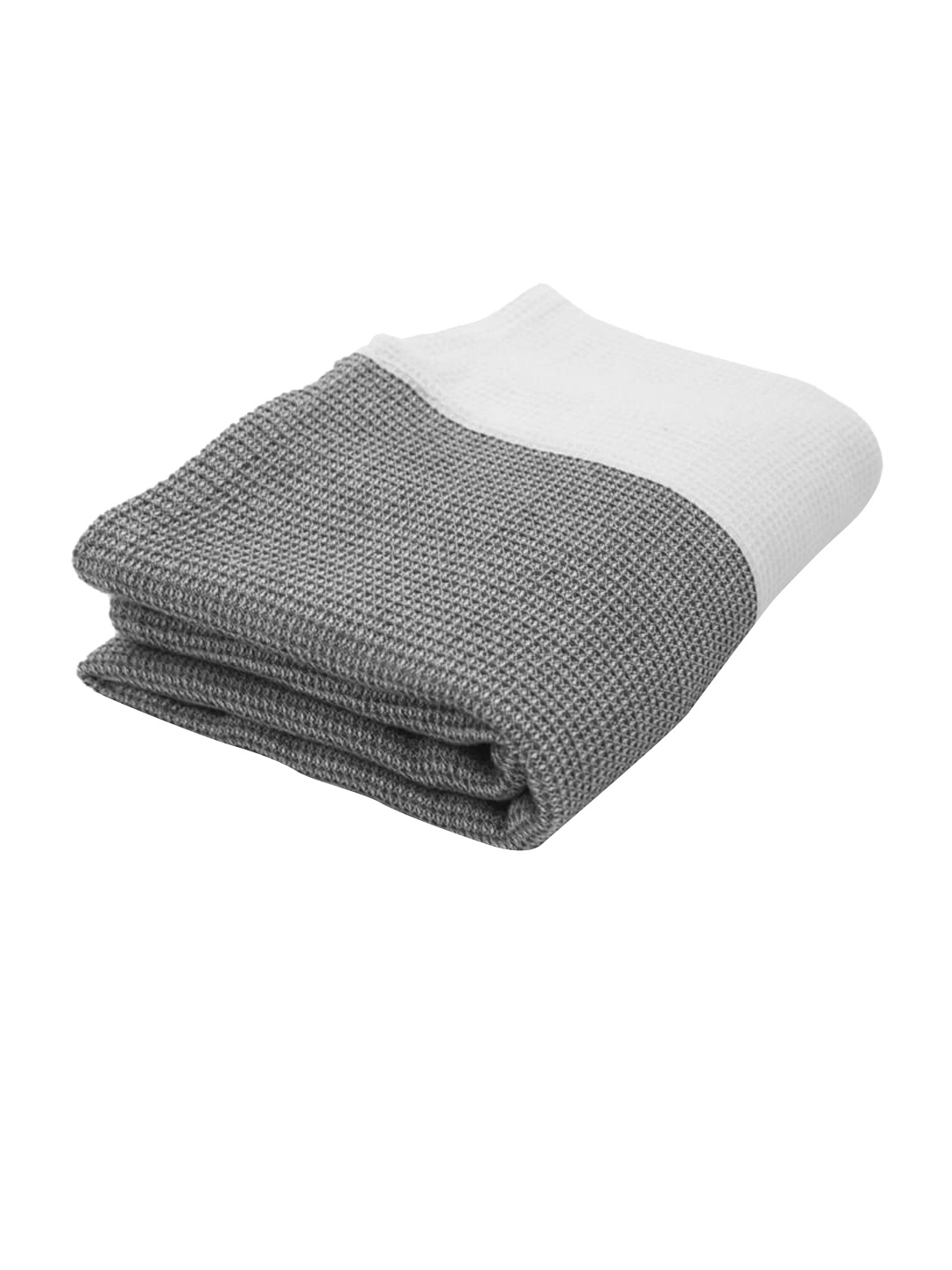 

Doctor Towels Charcoal 350 GSM Colourblocked Bamboo Waffle Bath Towel With Gift Box