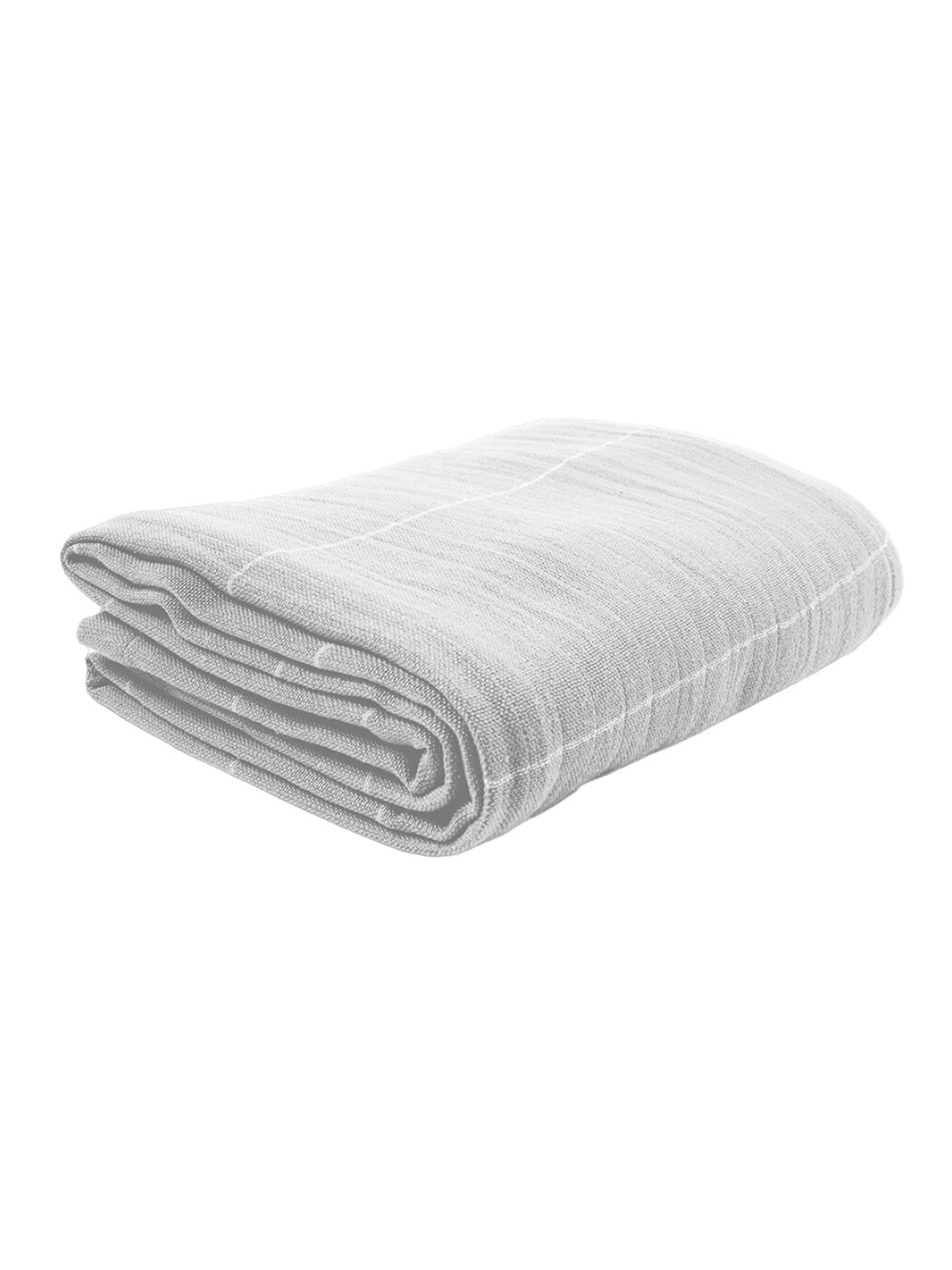 

Doctor Towels Grey 300 GSM Striped Aloevera Double Cloth Bath Towel With Gift Box